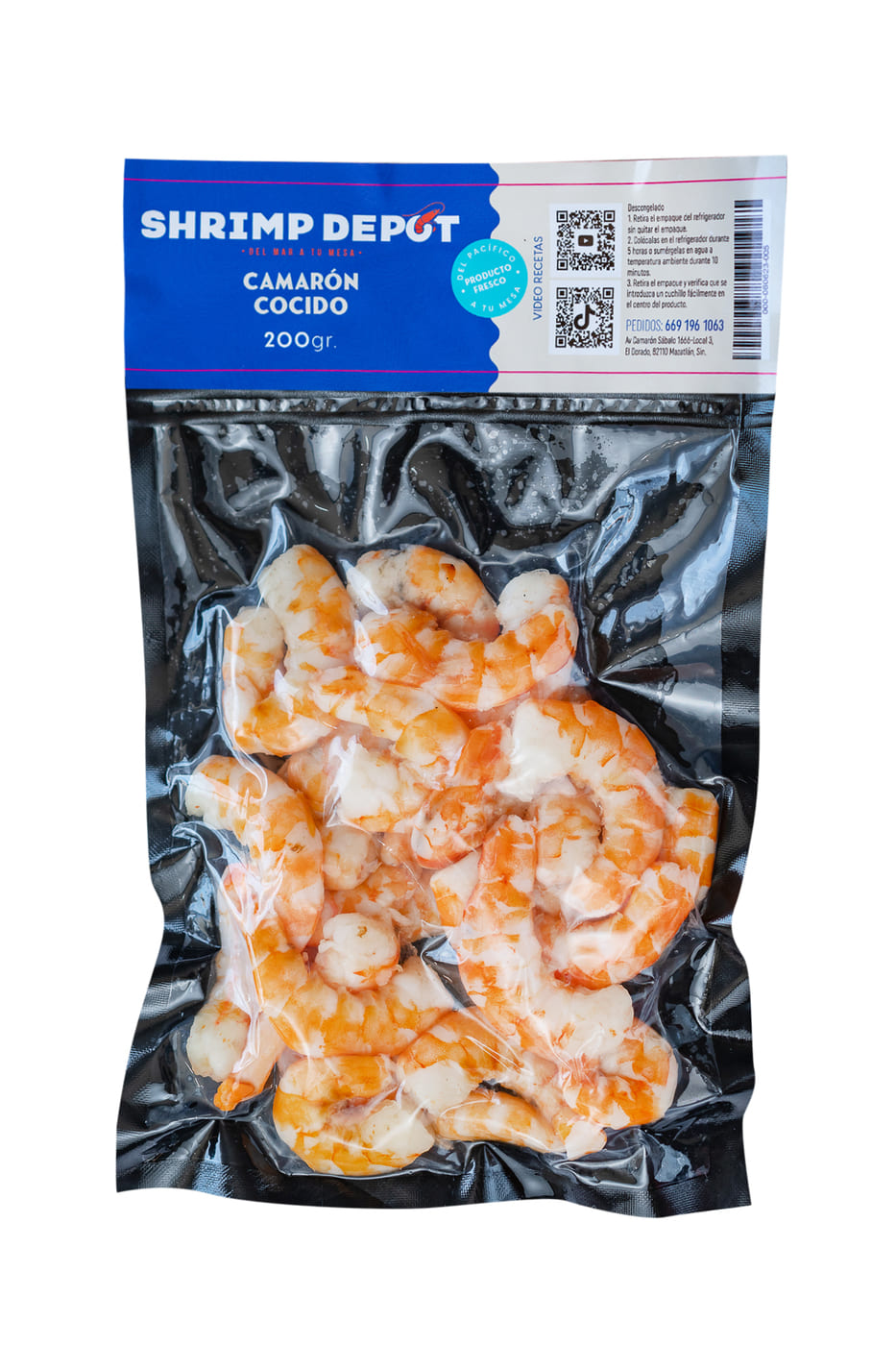 Camarón Cocido 200grs