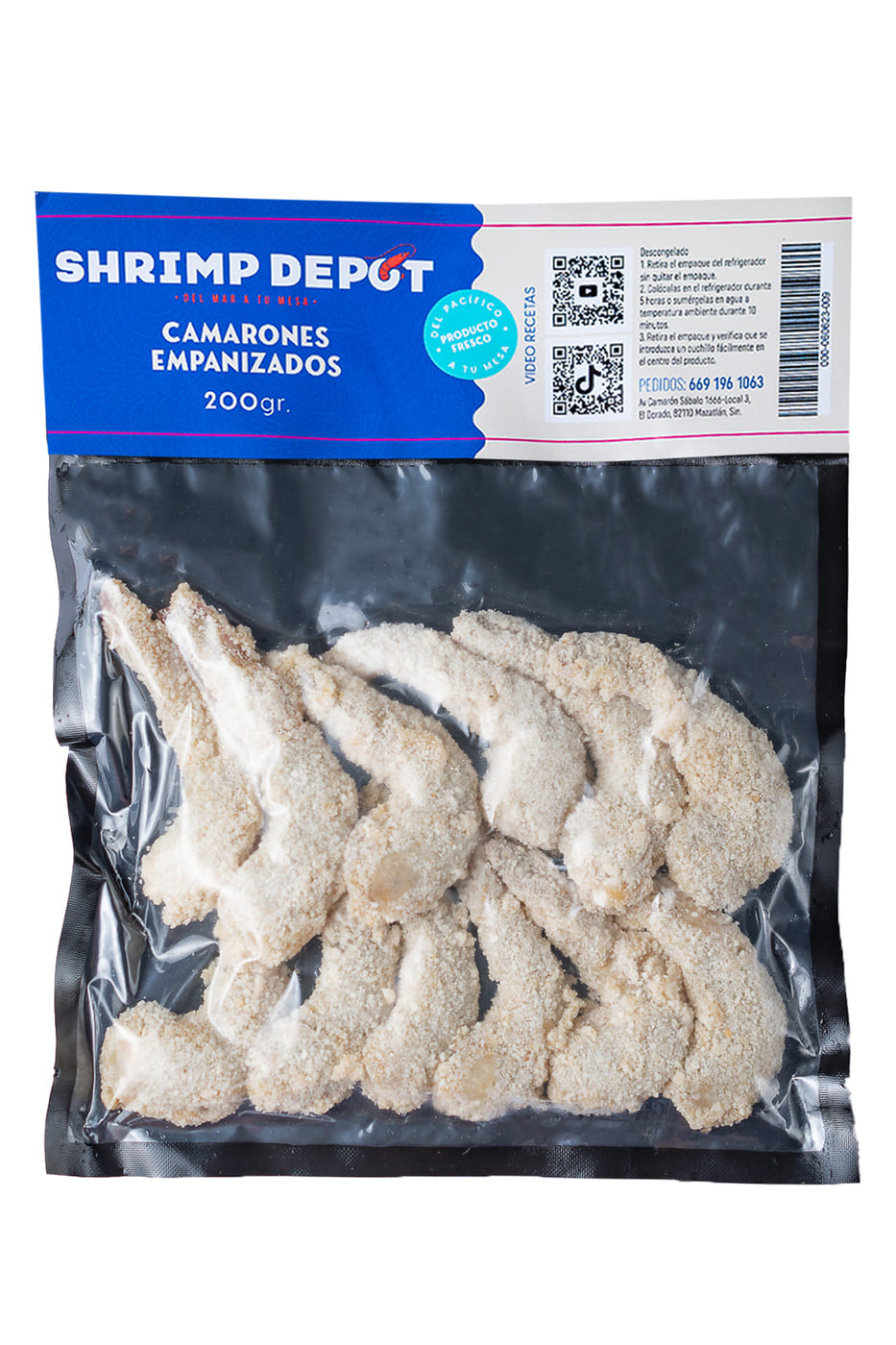 Camarones Empanizados 200grs